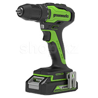 Greenworks GD24DD35K2, 24V бұрамғыш-бұрғы
