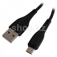 Кабель интерфейсный для Micro USB Usams SJ-373, 1m, Black