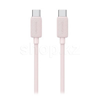 USB Type-C - Type-C Usams SJ-691, 1m, Pink интерфейс кабелі