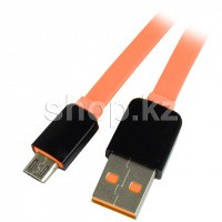 Кабель интерфейсный для Micro USB Continent QCU-5102 OG, Orange