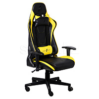 Кресло геймерское 1Stplayer FK2-BKYE, Black-Yellow