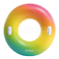 Круг надувной INTEX Rainbow Ombre 58202EU, диаметр 122 см