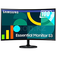 27" Samsung Essential S3 LS27D360GAIXCI Curved, Black мониторы