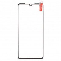 Защитное стекло для Samsung Galaxy A41, BoraSCO Full Cover+Full Glue черная рамка