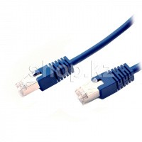 Patch cord RJ-45 5е cat SHIP, FTP, 1m, OEM, Blue
