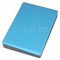 Внешний жесткий диск 4000Gb 2.5", WD My Passport WDBPKJ0040BBL, Blue