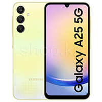Смартфон Samsung Galaxy A25 5G, 128 GB, Yellow (SM-A256E)