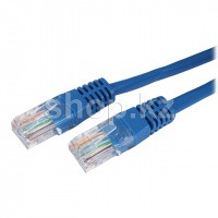 Patch cord RJ-45 5е cat Cablexpert PP12-3M/B, UTP, 3m, Blue