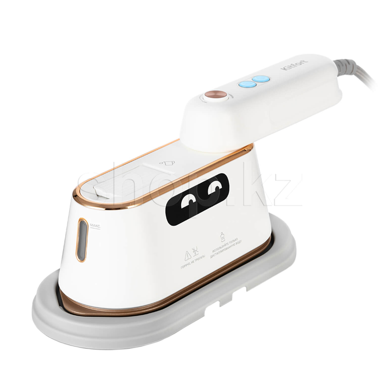 Отпариватель ручной Kitfort KT-993, White-Gold