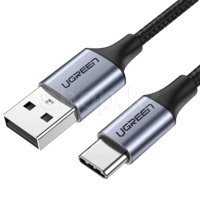 USB Type-C Ugreen US288, 1.5m., Black интерфейс кабелі