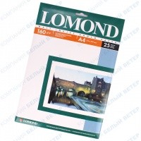 Lomond A4, 160 г/м2, 25 парақ, күңгірт, бір жақты, қағазы