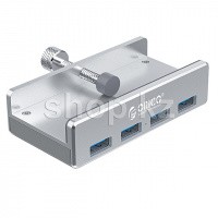 USB HUB 4-port USB 3.0 Orico MH4PU, Silver