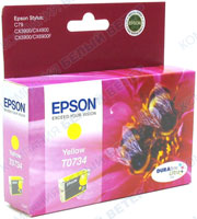 Картридж Epson T07344A, yellow