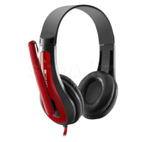 Гарнитура Canyon CNS-CHSC1B, Black-Red