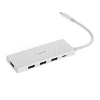 Переходник USB Type-C Xiaomi 5-in-1 XMDS05YM, Silver, BOX