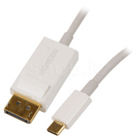 Кабель USB Type-C - DisplayPort Ugreen MM139, 1.5m, White, RTL