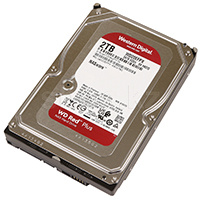 Жесткий диск 2 TB Western Digital (WD20EFPX), 3.5", 64 MB, SATA III, Red Plus