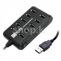 USB HUB 10-port USB 2.0 5bites HB210-205PBK, Black