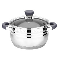 Кастрюля Lara Mercury LR02-473, 22 см, 4.9 л, с крышкой