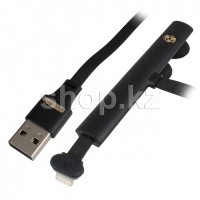 Apple Lightning Usams SJ-379, 1.2m, Black интерфейс кабелі