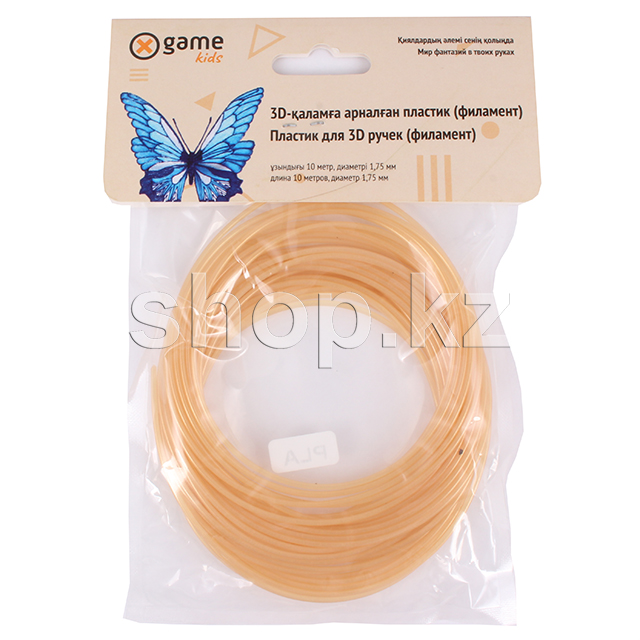 Картридж X Game kids 3D PLA-Gold-10, 1.75 мм, 10м, Gold