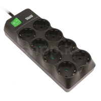 Sven SF-08E-16, 8 розеток, 5м, Black желілік сүзгісі