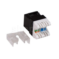 Модуль для розетки SHIP M255-1, Cat.6e, RJ-45, UTP, Black