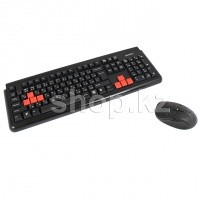 Клавиатура A4Tech RV-1000, Black, USB + мышь