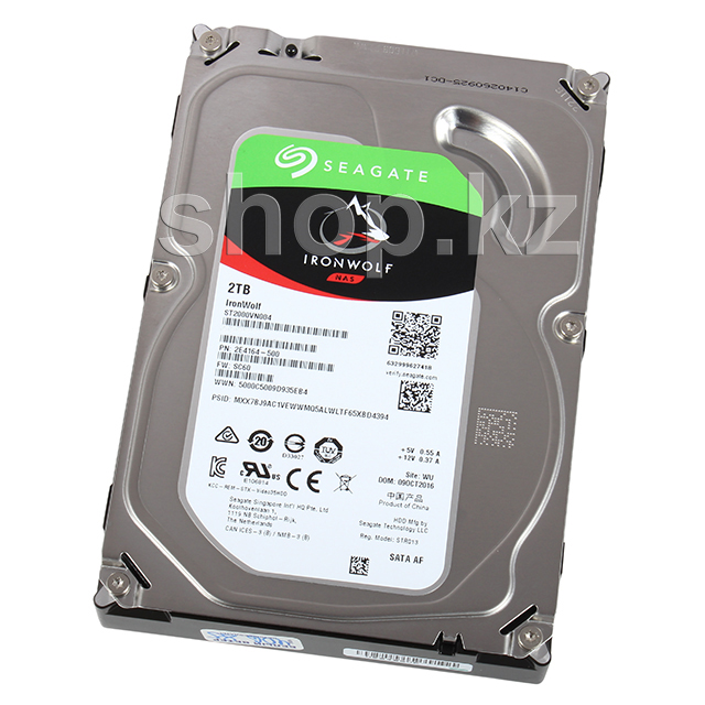 ᐈ Жесткий диск HDD 2000 Gb Seagate IronWolf NAS (ST2000VN004), 3.5 ...