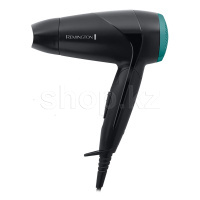 Фен Remington On The Go  D1500, Black-Green