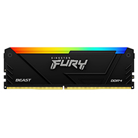 DDR-4 DIMM 16 GB 3600 MHz Kingston Fury Beast RGB, BOX (KF436C18BB2A/16)