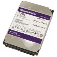 HDD 12 TB Western Digital Surveillance (WD121PURX-78), 3.5", 256 MB, SATA III, Purple қатқыл дискі