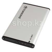 Mobile Rack 2.5" Transcend StoreJet 25S3, SATA, USB 3.0, Silver