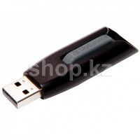 USB 64Gb Verbatim V3, USB 3.2, Black флешкасы