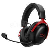 Bluetooth гарнитура HyperX Cloud III S Wireless, Black-Red