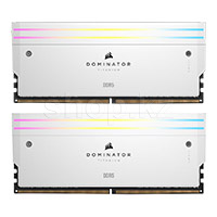 DDR-5 DIMM 48 GB 6000 MHz Corsair Dominator Titanium, 2x 24 GB Kit, White, BOX (CMP48GX5M2B6000C30W)