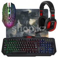 Игровой набор Defender Target MKP-350 (клавиатура+наушники+мышь+коврик)
