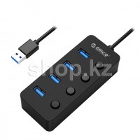 USB HUB 4-port USB 3.0 Orico W9PH4-U3, Black