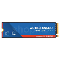 1 TB Western Digital Blue SN5100, M.2, PCle 4.0 SSD сақтау құрылғысы