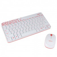 Клавиатура Logitech MK240 Nano, White, USB + мышь