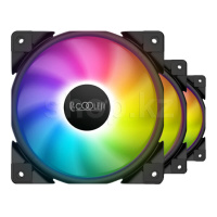 PCCooler Halo ARGB 3-in-1 Kit, Black корпусына арналған желдеткіш жиынтығы