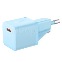 Зарядное устройство Baseus GaN5 Mini 1C 20W, сеть, для USB Type-C устройств, Galaxy Blue