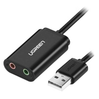 UGREEN US205 (30724), USB, Black дыбыстық картасы