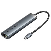 Переходник USB Type-C Vention 6in1 TGNHB, BOX