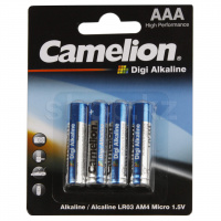 Camelion AAA Digi Alkaline LR03-BP4DG, 1.5V (4 дана) батареясы