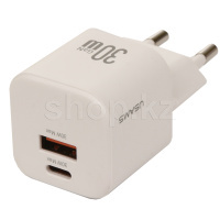 Зарядное устройство Usams US-CC263, 30W, White