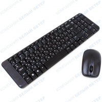 Клавиатура Logitech MK220, Black, USB + мышь