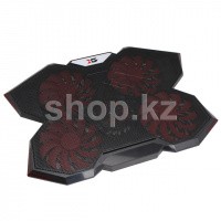 X-Game X3, 17", Black ноутбукқа арналған салқындатқыш тірек