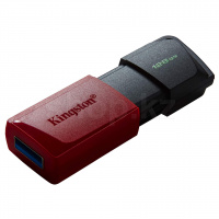 USB 128 GB Kingston DataTraveler Exodia M, USB 3.2, Black-Red флешкасы