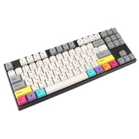 Varmilo CMYK, VPG87, Cherry Mx Red, Black, USB пернетақтасы